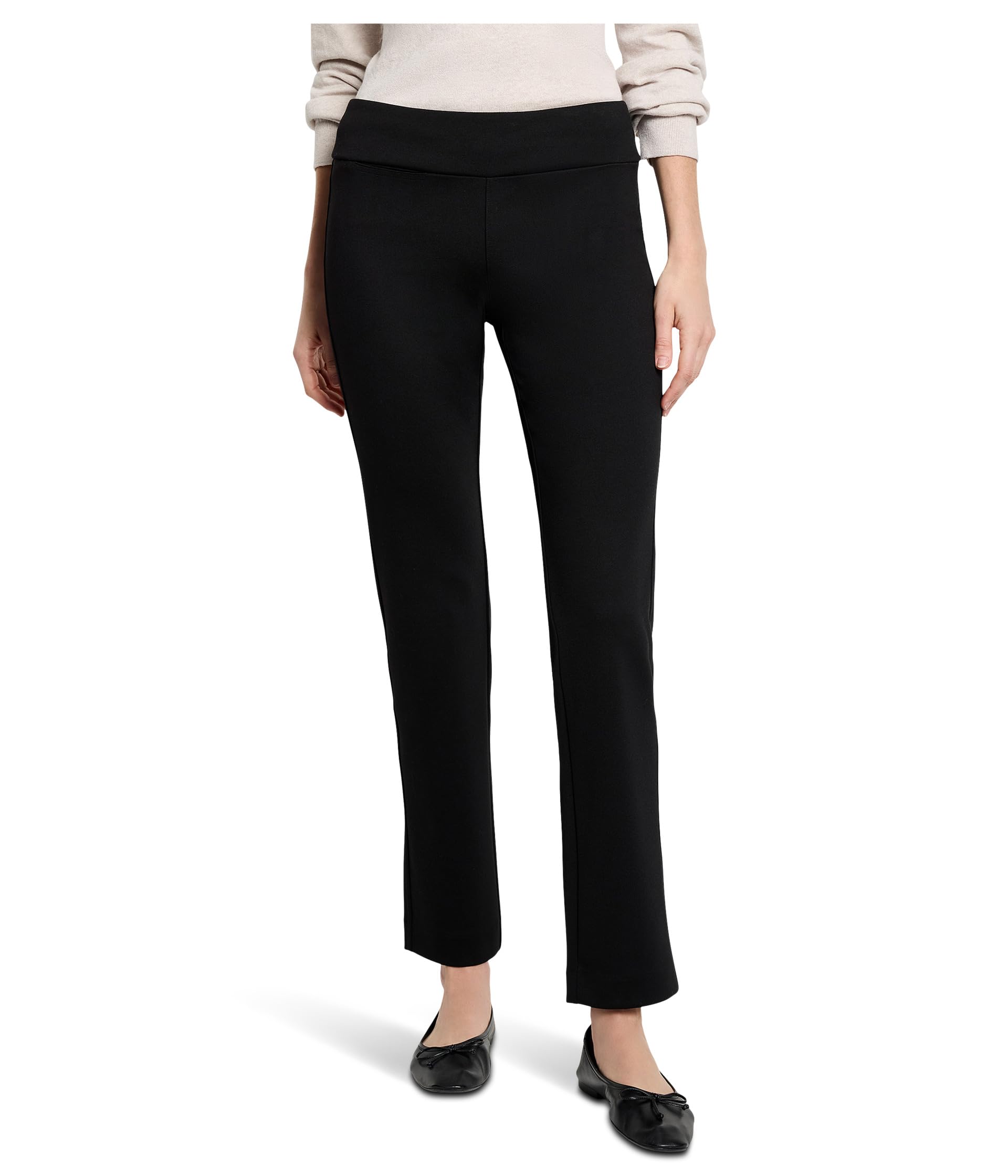 29.5" Copley Straight Drapey Ponte Pants