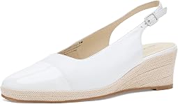 White Leather/Patent Leather