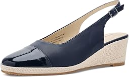 Navy Leather/Patent Leather