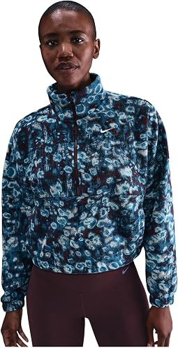 Nike полуzipped флисовый топ One Therma-FIT Oversized