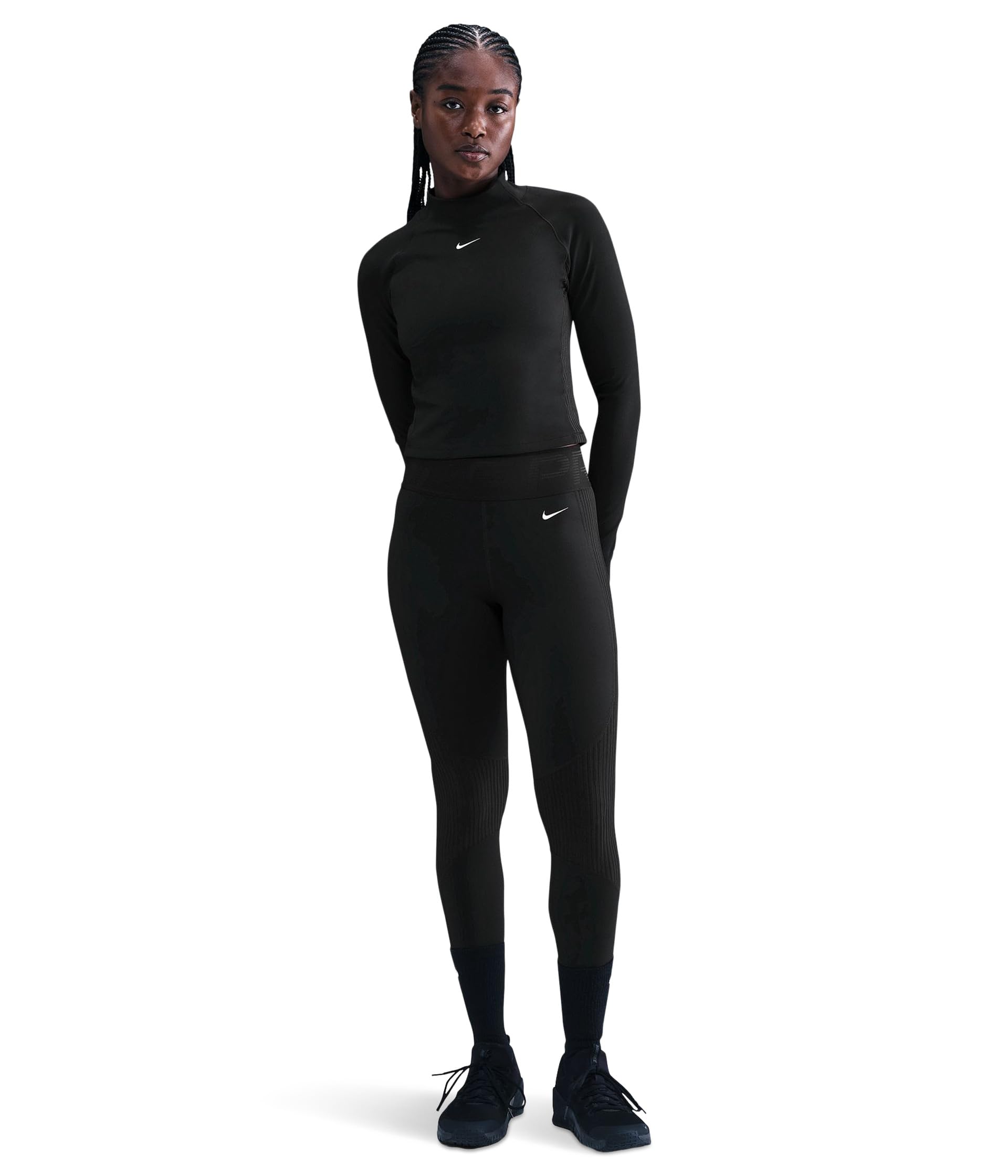 Pro Dri-FIT Warm Sculpt High-Rise Grid Graphic Tights