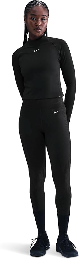Женские тайтсы Nike Pro Dri-FIT Warm Sculpt High-Rise Grid Graphic