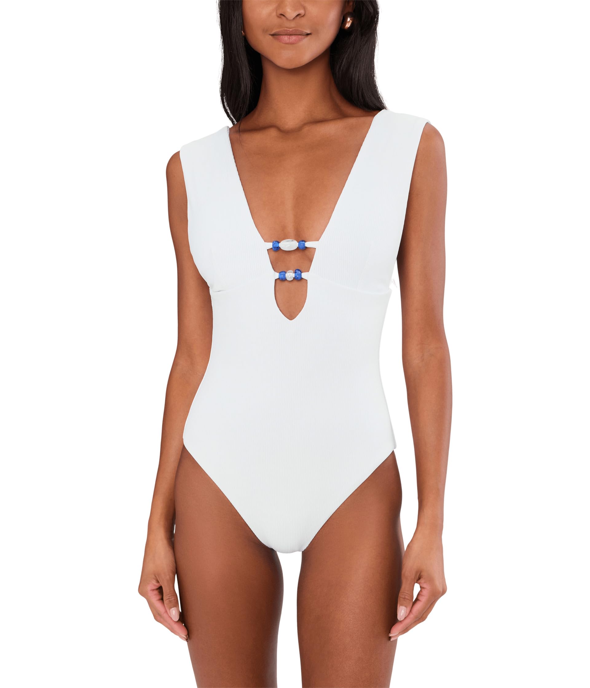Modern Edge Rib Mira Pleated V-Wire One-Piece