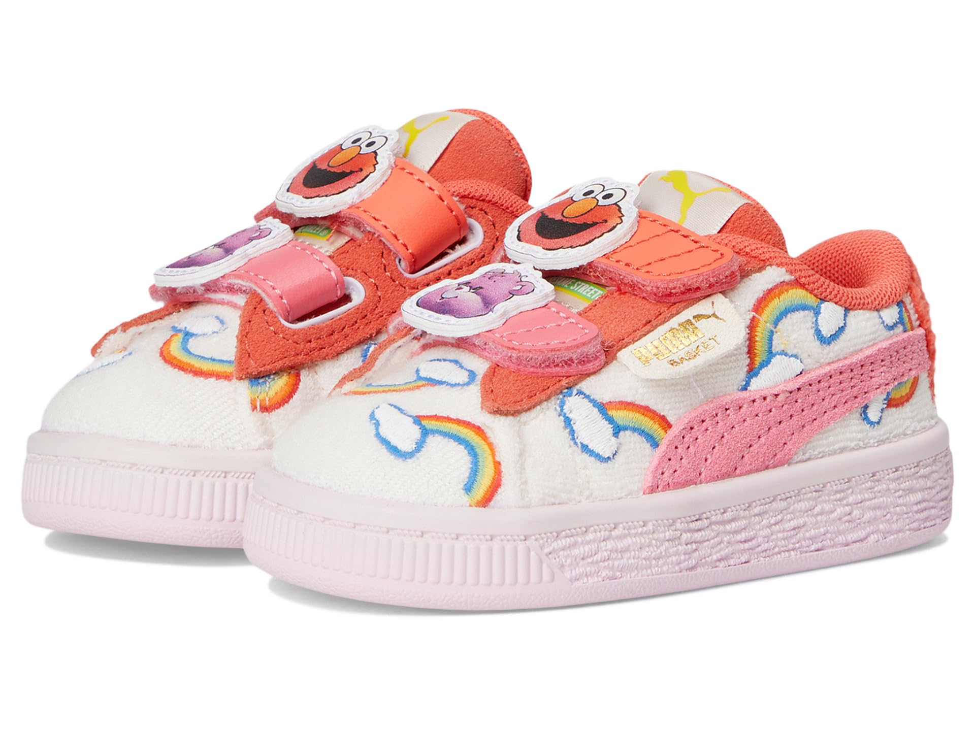 Basket Care Bears X Sesame Street Hook And Loop Shoes (Toddler)