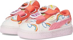 Детские кроссовки PUMA Kids Basket Care Bears X Sesame Street на липучках (малыш)