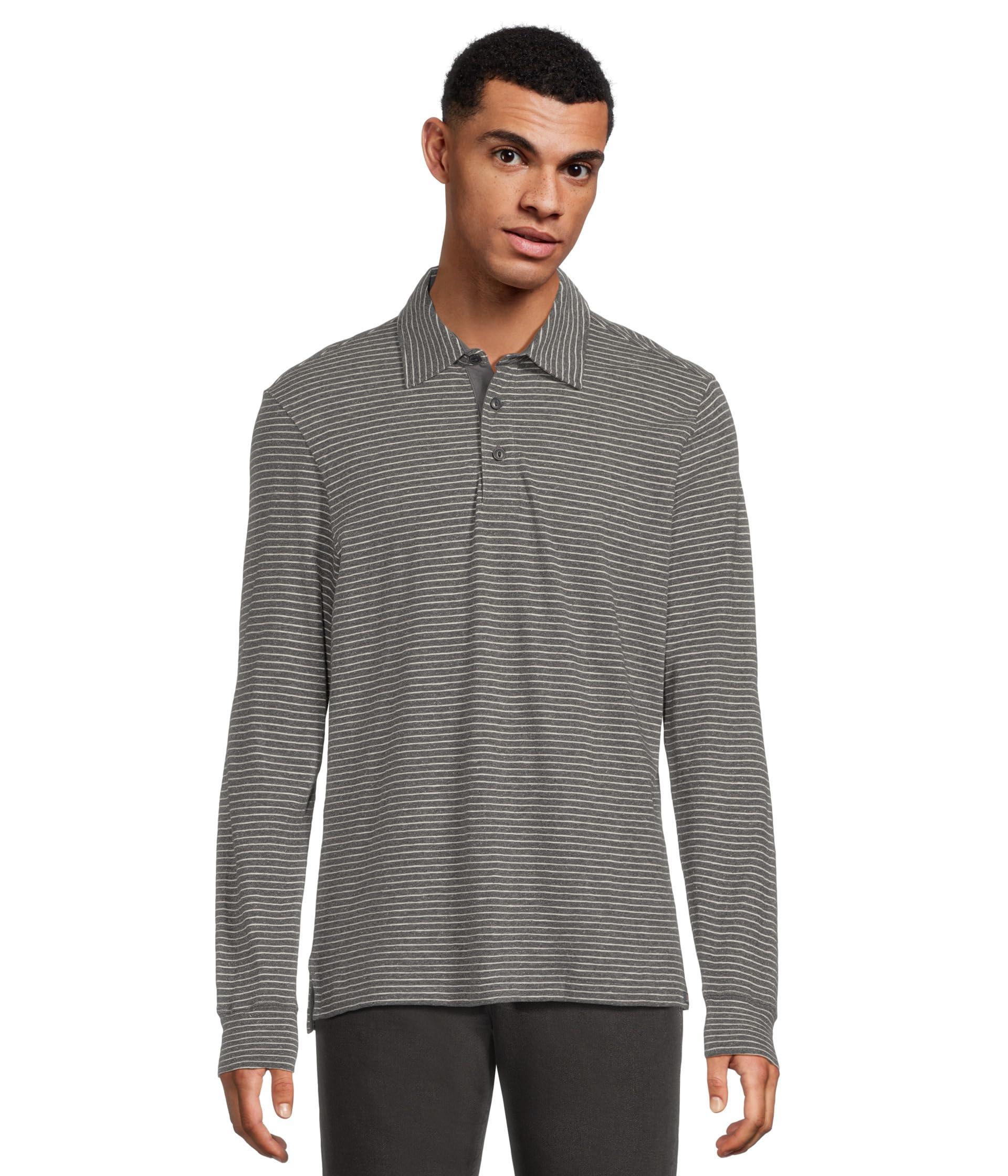 Мужская рубашка-поло Faherty Long Sleeve Sunwashed T-Shirt