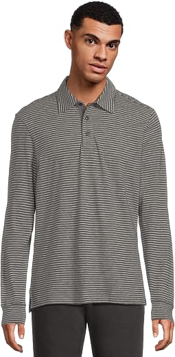 Мужская рубашка-поло Faherty Long Sleeve Sunwashed T-Shirt