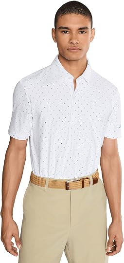 Ultimate365+ Mirco Print Polo Shirt