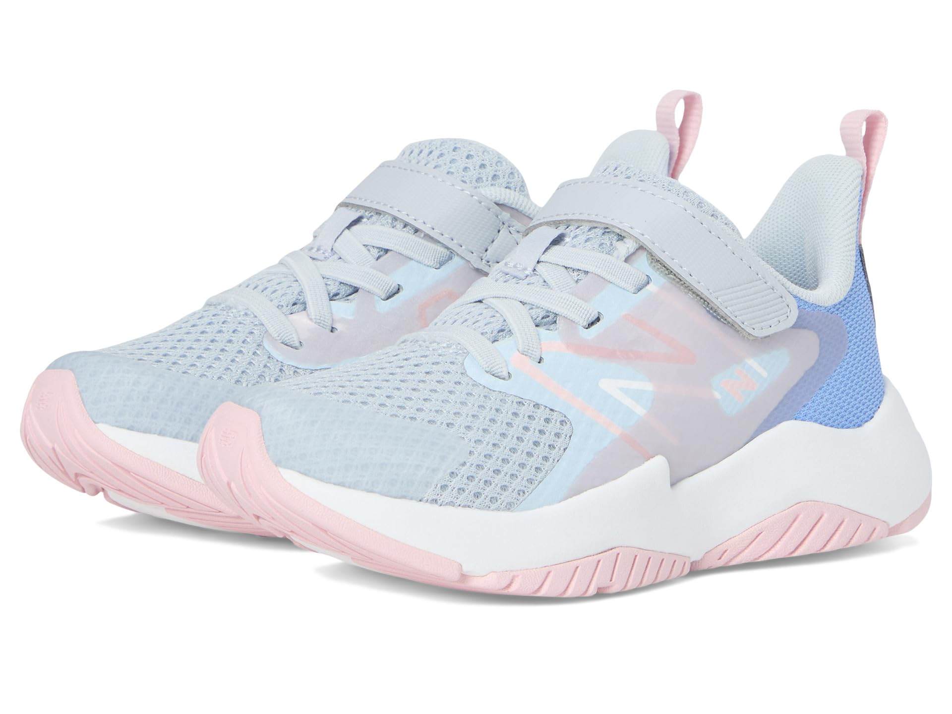 Rave Run v2 Bungee Lace with Top Strap (Little Kid/Big Kid)