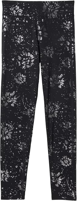 All Over Print Foil Cozy Leggings (Big Kid)
