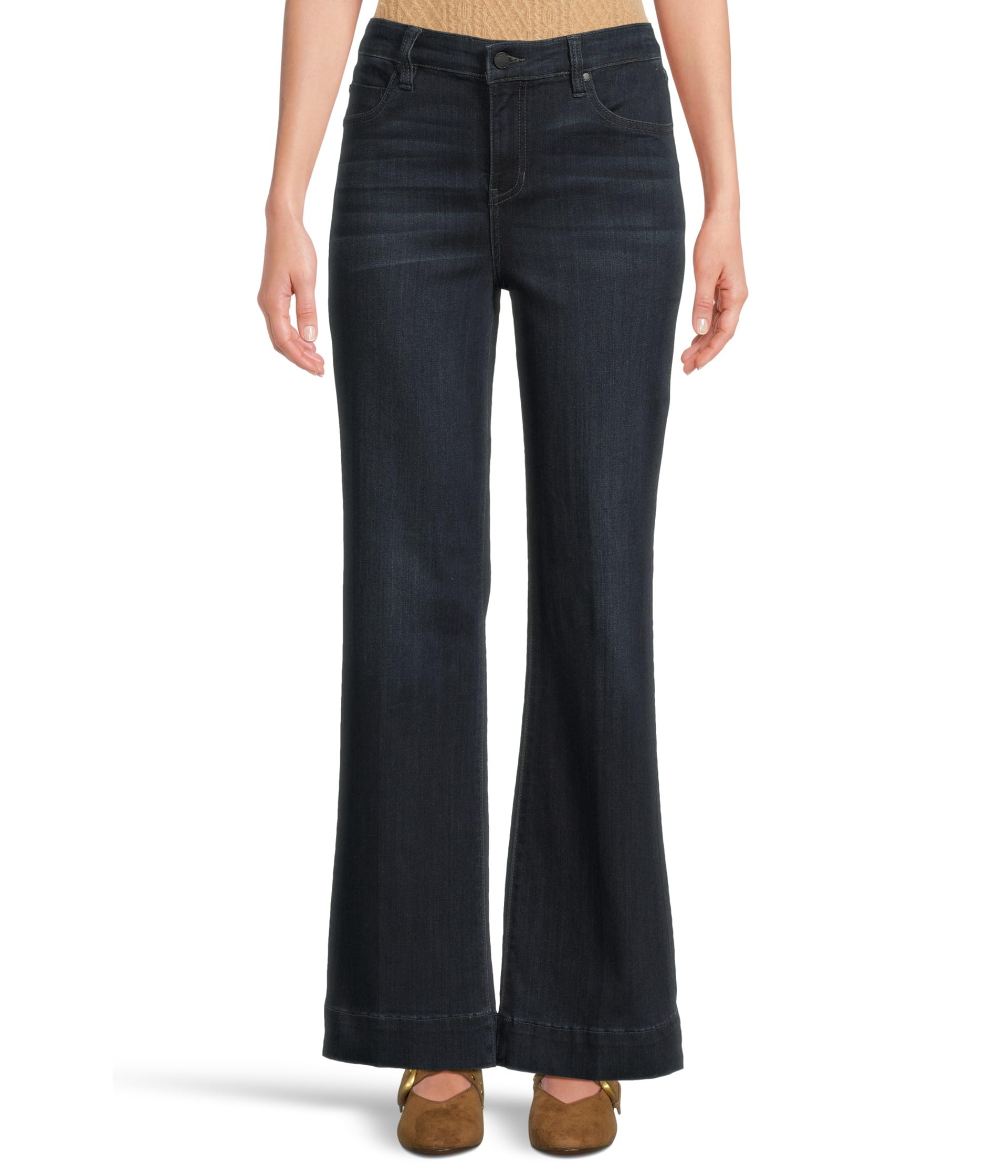 Lucy Mid-rise Bootcut Jeans W/ Wide Hem