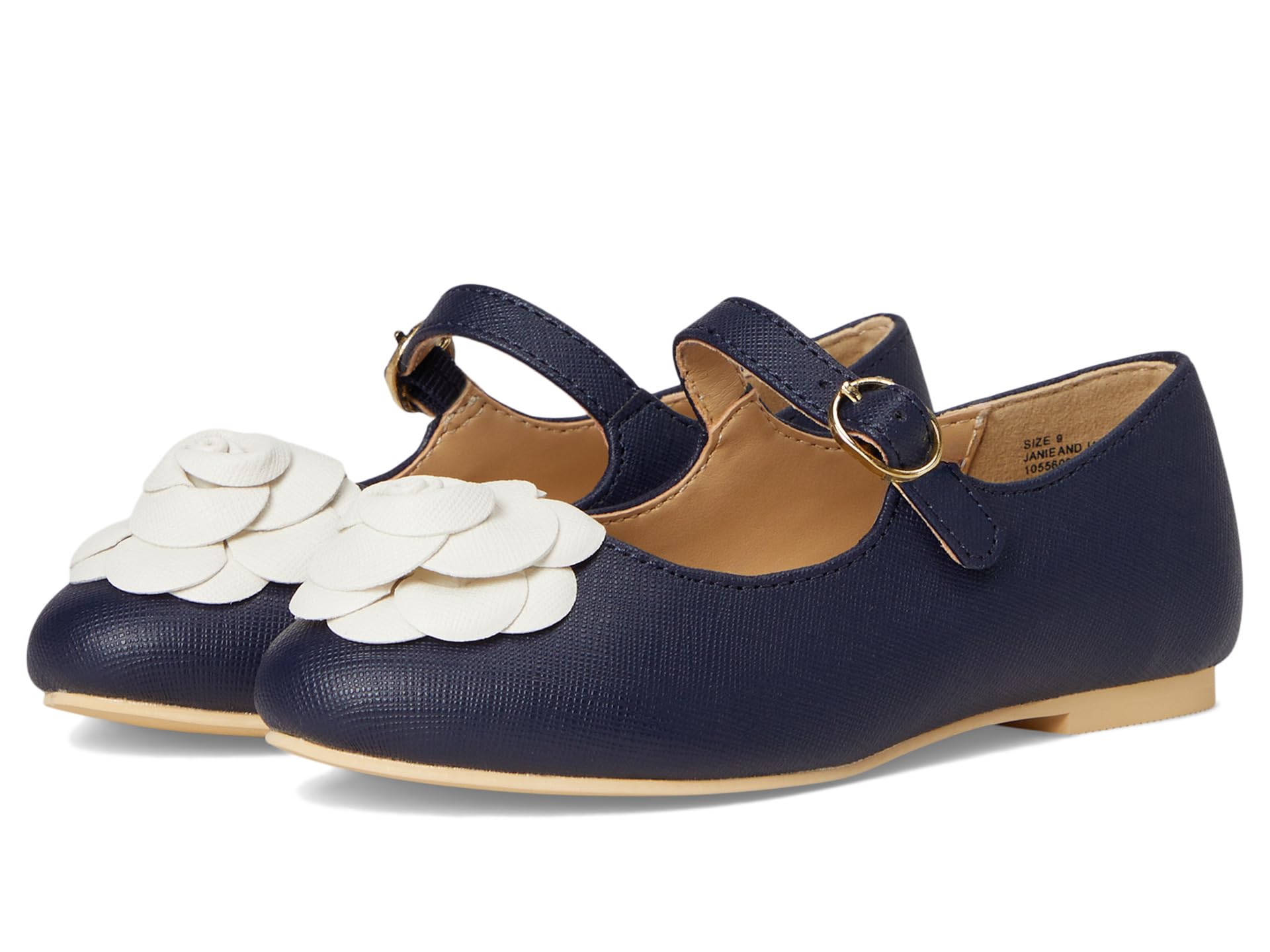 Janie and Jack туфли Navy Flower для малышей