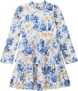 Цветное платье Floral Tier (для детей от малышей до подростков)