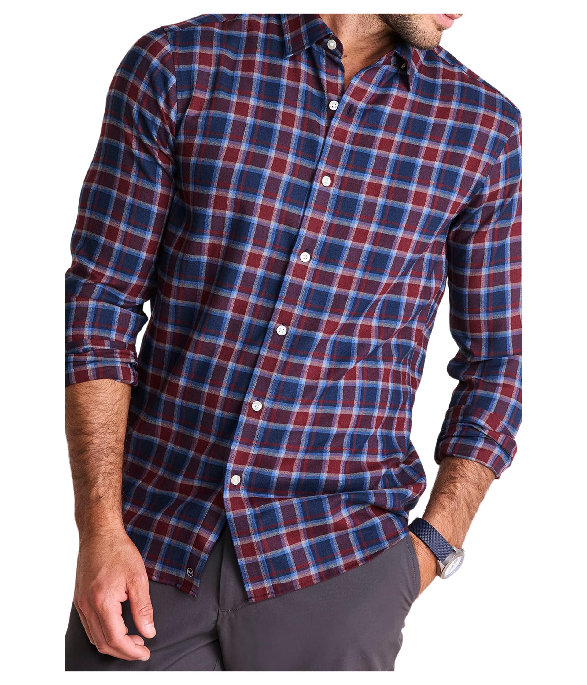 Мужская рубашка Jethro Plaid Tech Twill
