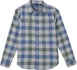 Plaid Twill Button Down Shirt (Toddler/Little Kid/Big Kid)