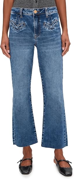 Женские джинсы Kelsey High-Rise Ankle Flare Fake Welt Frt Pockets in Excitement