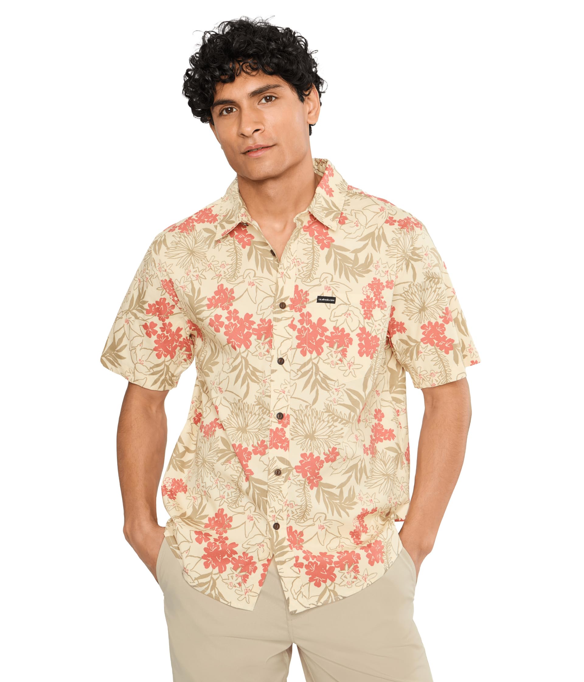 Рубашка Jetty Bloom Classic Stretch Short Sleeve Woven