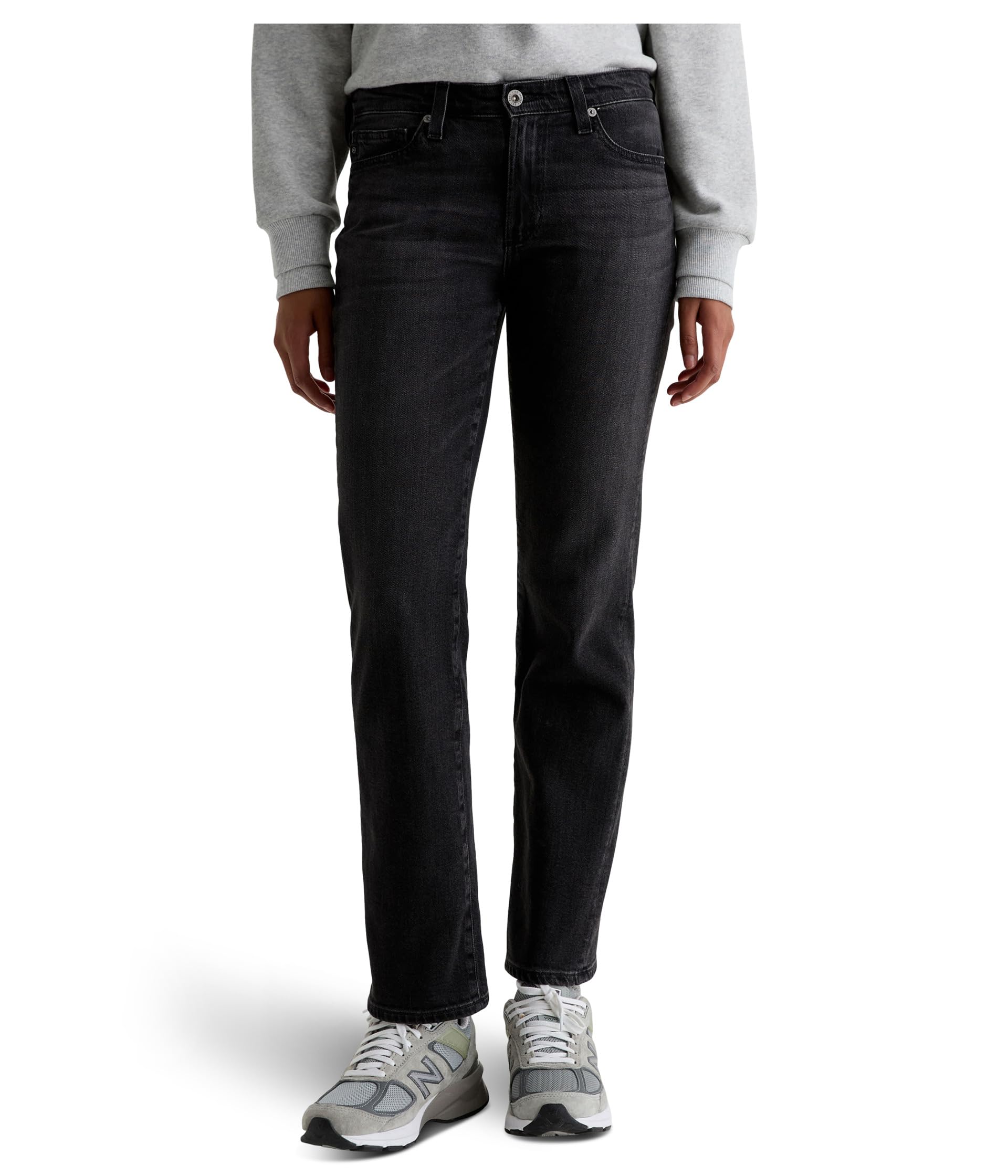 Узкие прямые джинсы Sandra Low Rise Slim Straight от AG Jeans