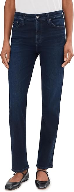 Mari Mid Rise Slim Straight Jean