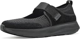 F-mode Flow Knit/Suede Mary Janes