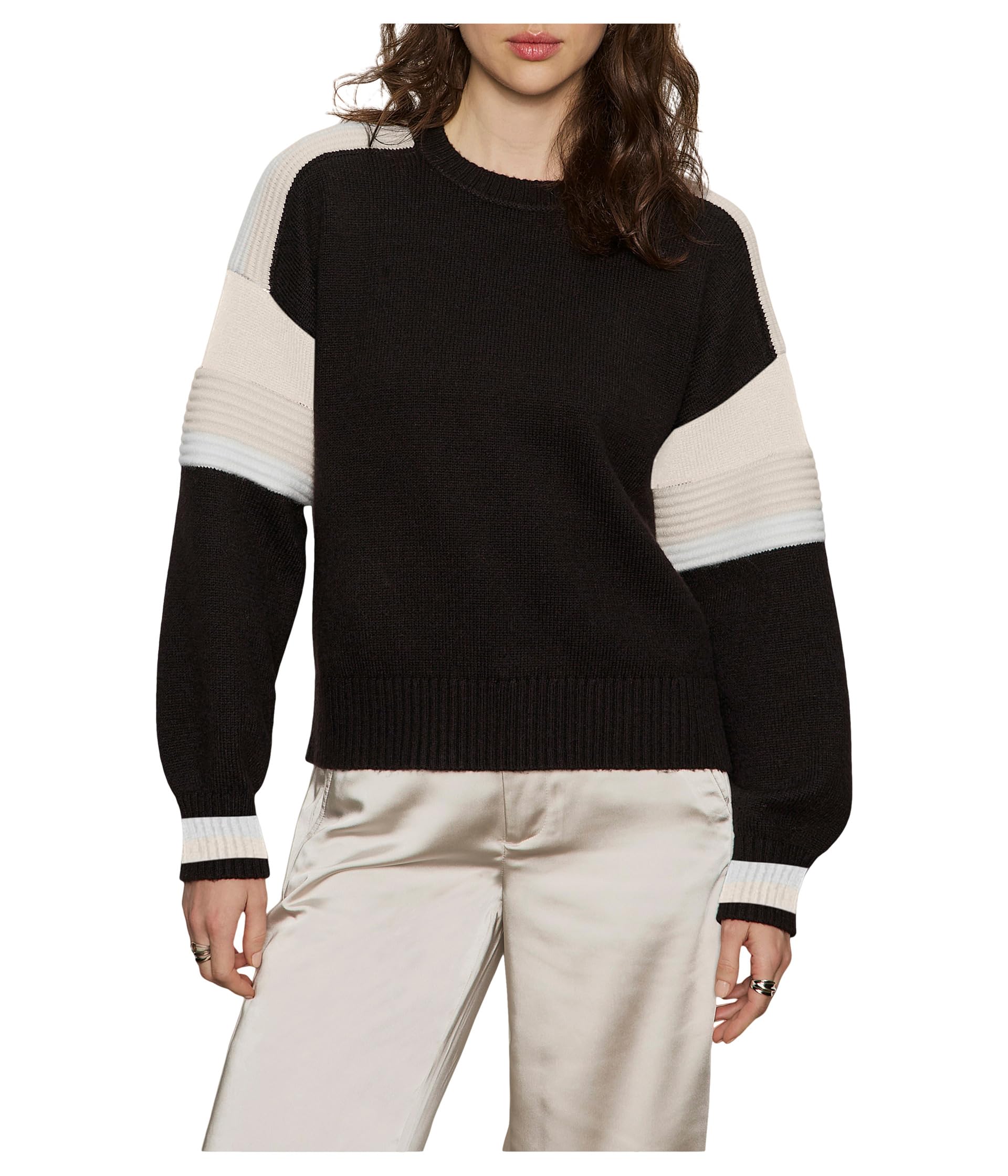 Sporty Stripe Crewneck