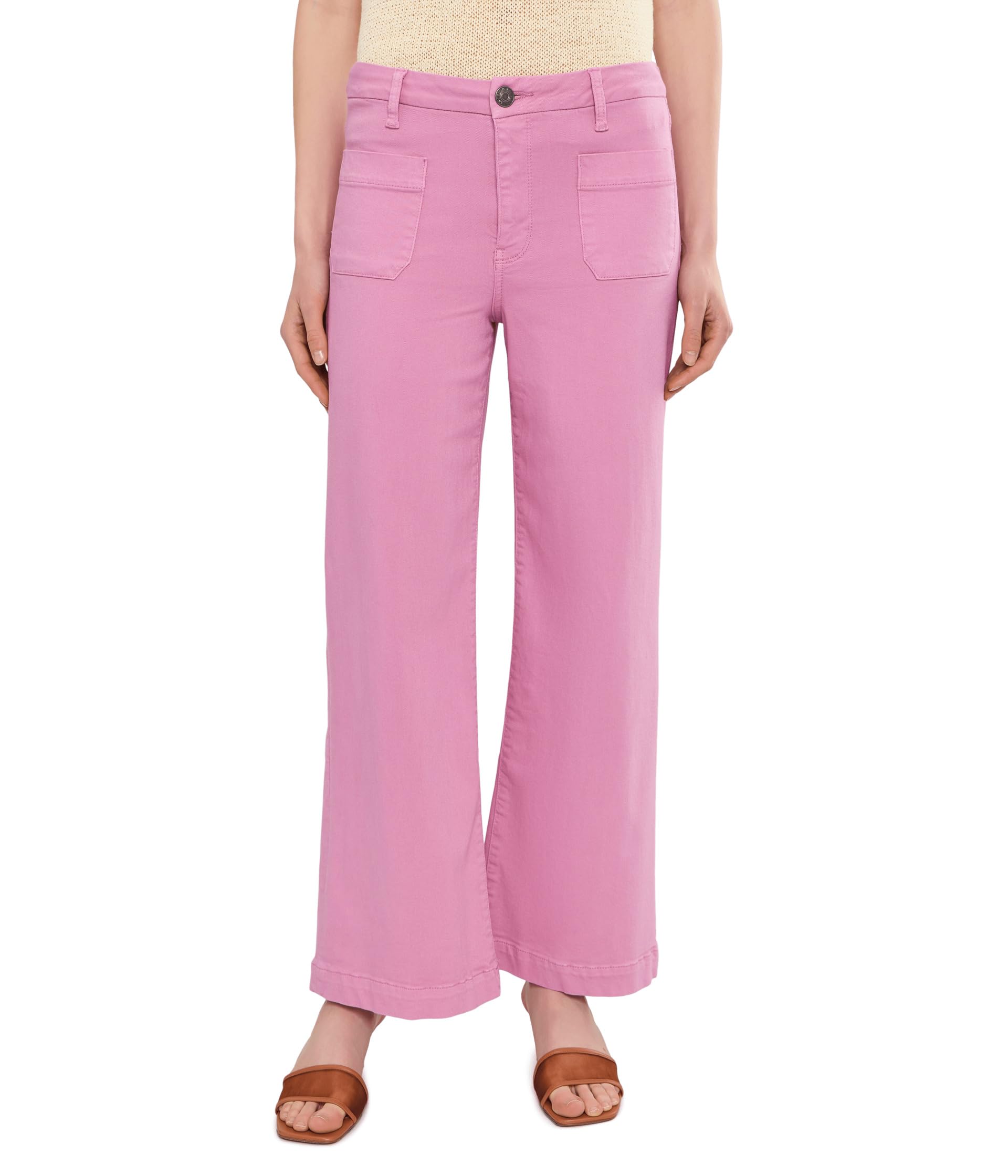 Meg High-Rise Wide Leg with Patch Pockets Reg Hem
