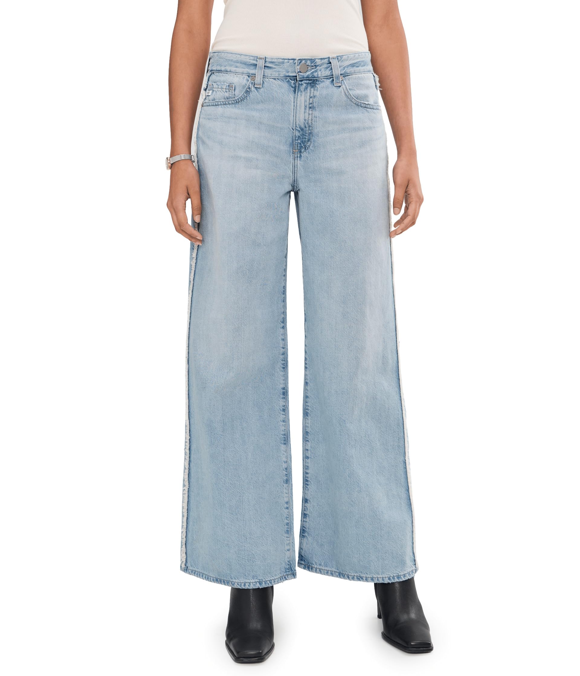 Женские джинсы Saige Mid-Rise Wide Leg