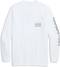 Dog Flying Presents Long Sleeve Tee