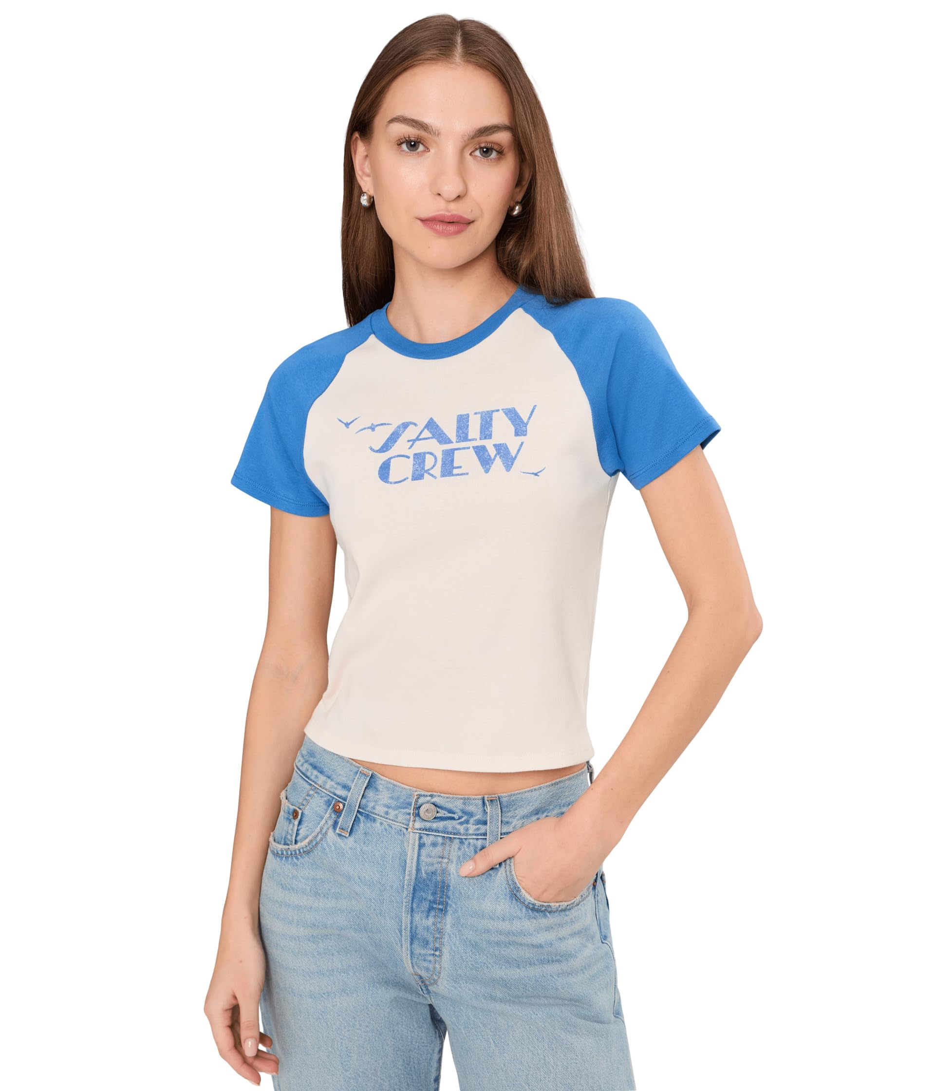 Salty Crew Sailor Delight Raglan Tee футболка Женская