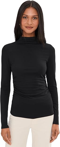 Long Sleeve Hazel Mockneck Side Cinch