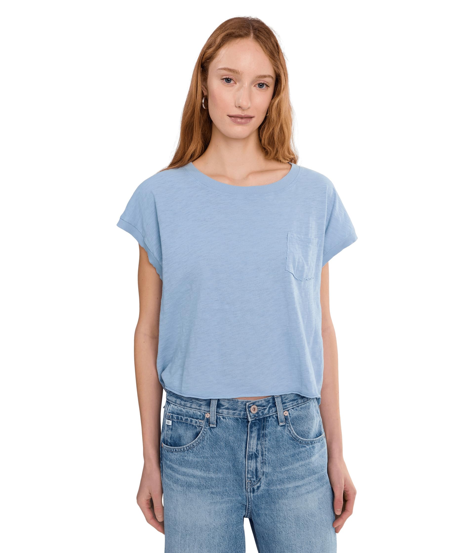 Short Dolman Sleeve Step Hem Tee