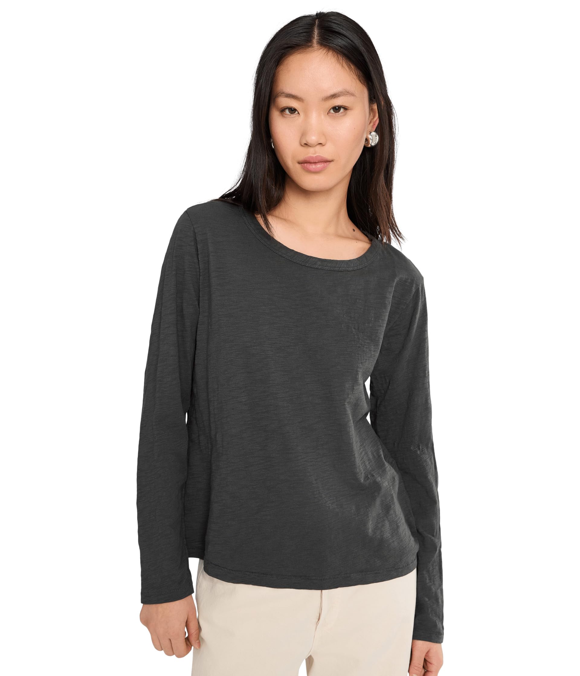 Long Sleeve Crew Neck Favorite Tee