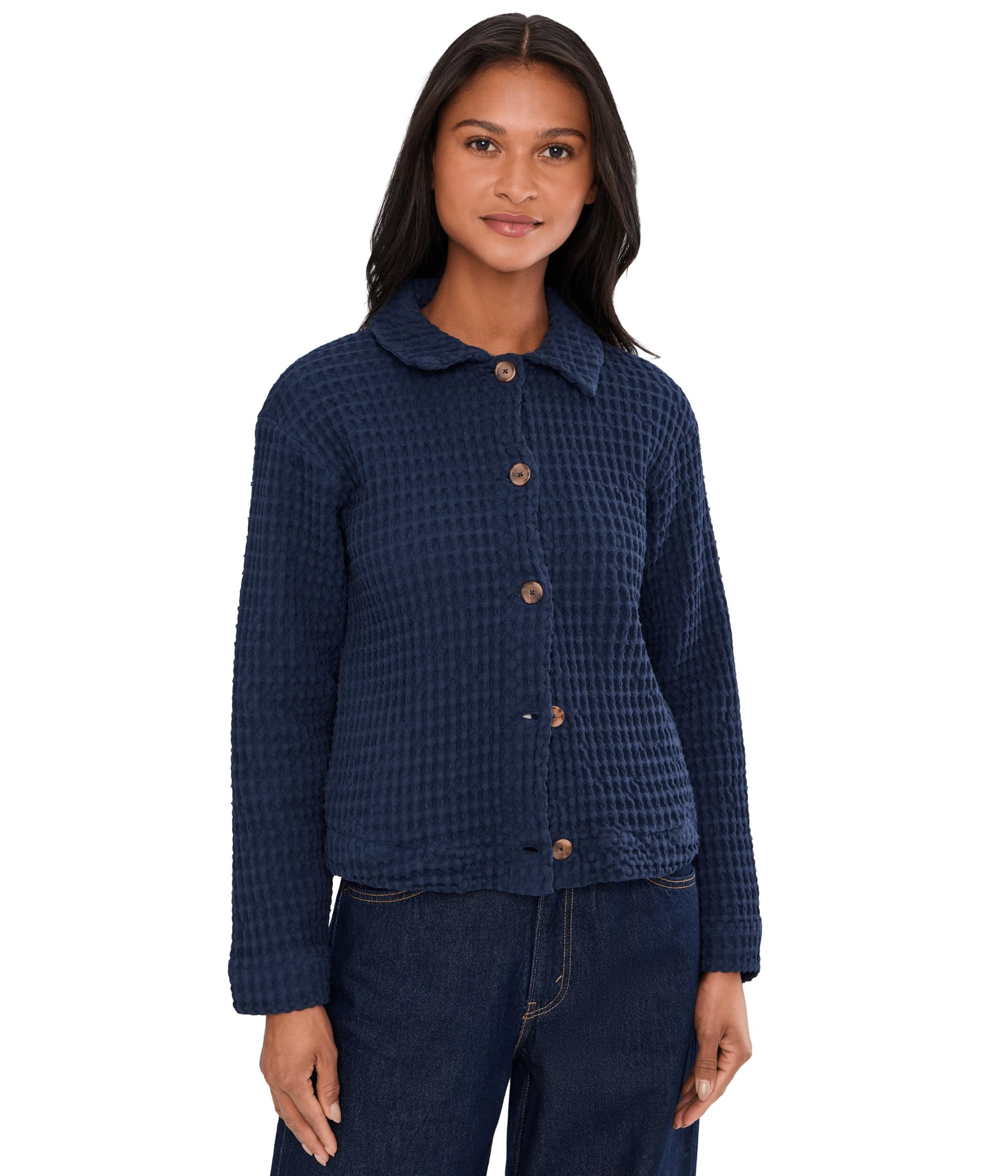 Mod-o-doc Куртка Long Sleeve Waffle Swing Женская