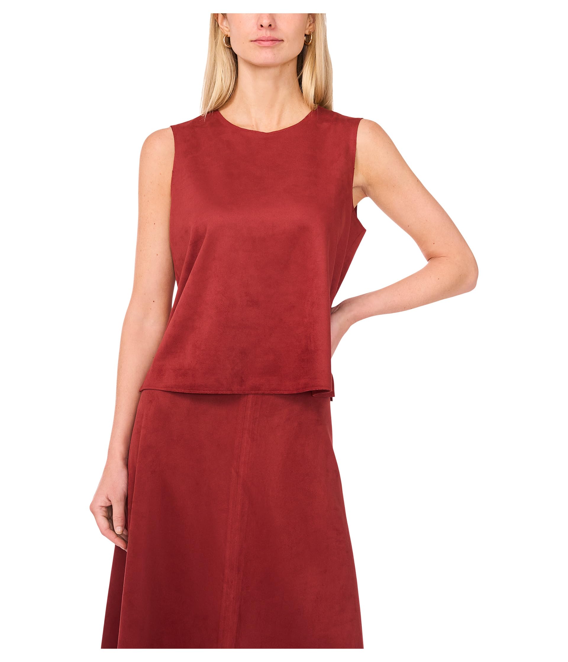 Sleeveless Crew Neck