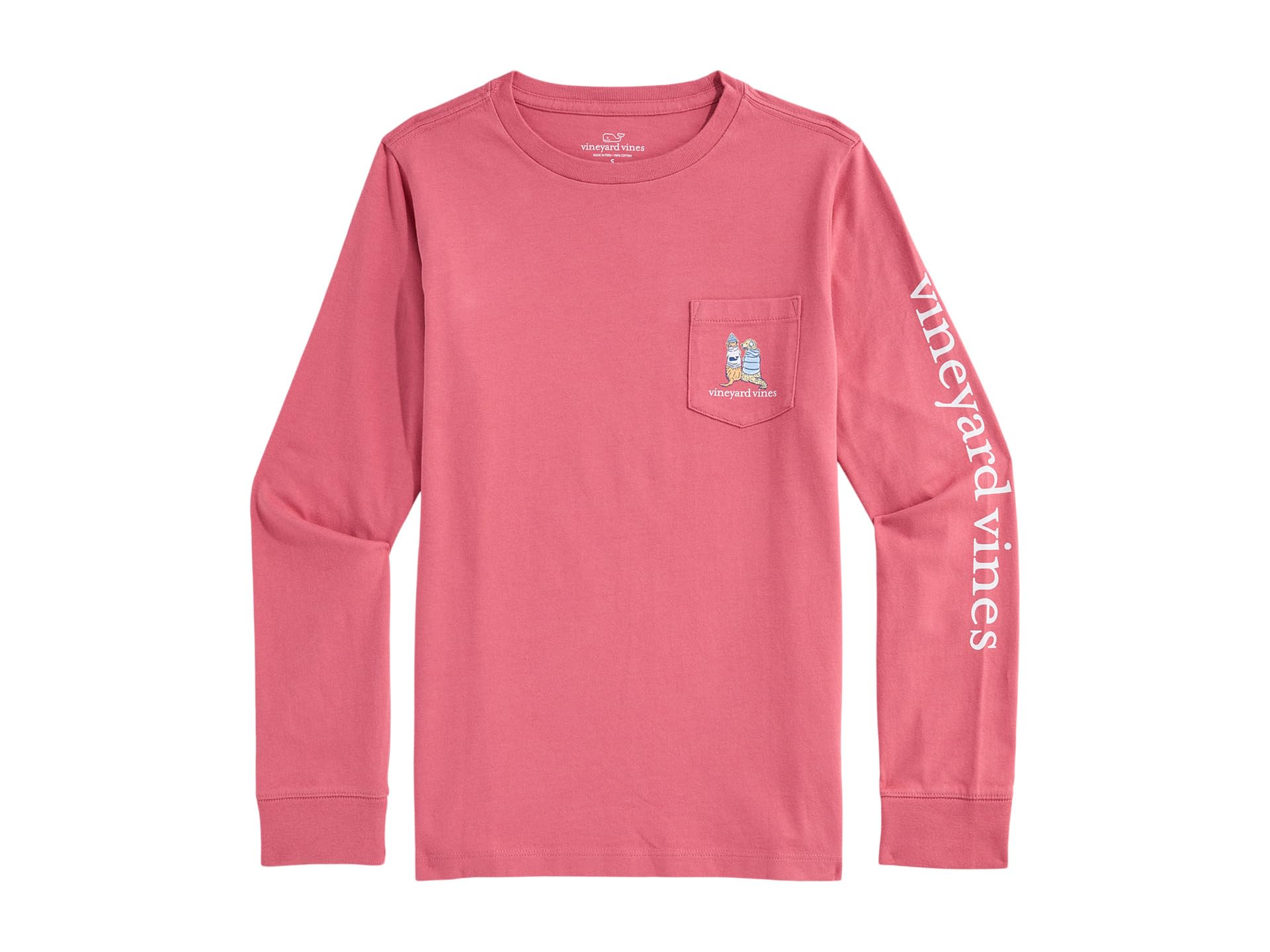 Sunset Ski Pups Long Sleeve Tee (Toddler/Little Kid/Big Kid)