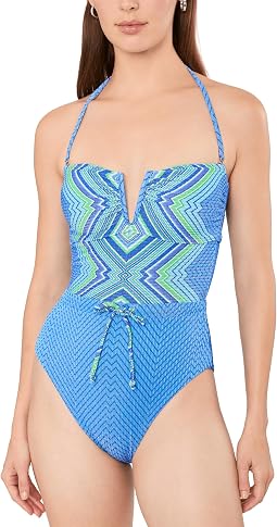 Summer Sunrise Brinley Shirred Bandeau One-Piece