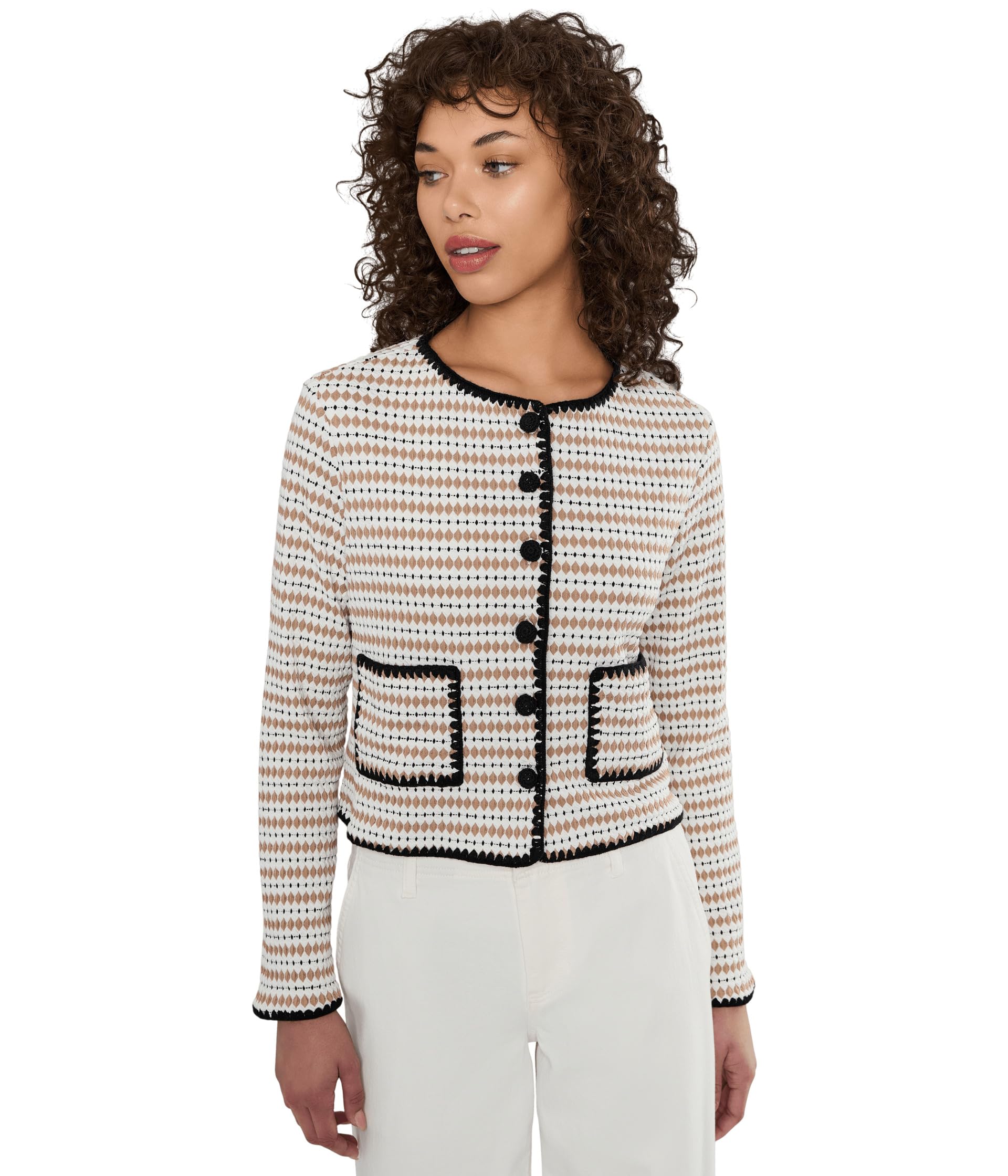 Crochet Detailed Knit Cardigan