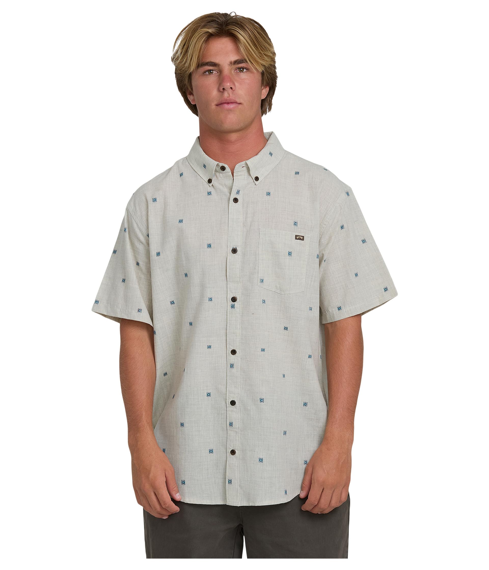 Мужская рубашка All Day Jacquard Short Sleeve