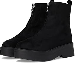 Black Faux Suede