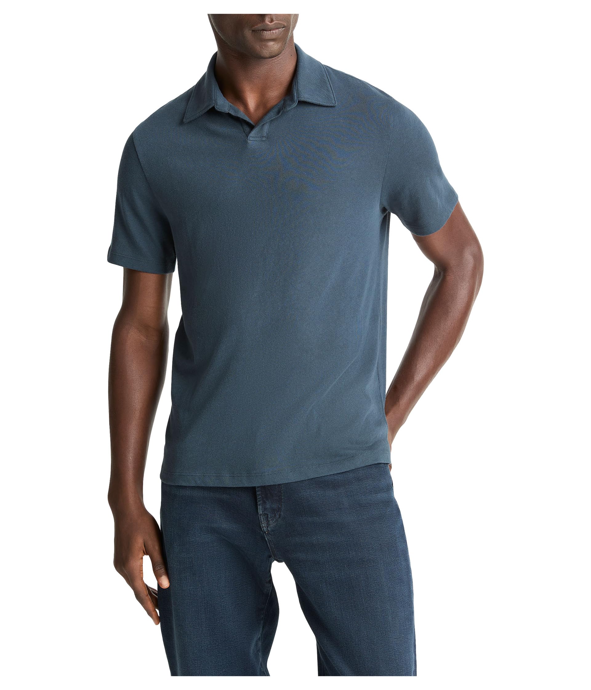 Loose Knit Short Sleeve Johnny Polo