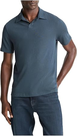 Поло с коротким рукавом Vince Loose Knit Short Sleeve Johnny