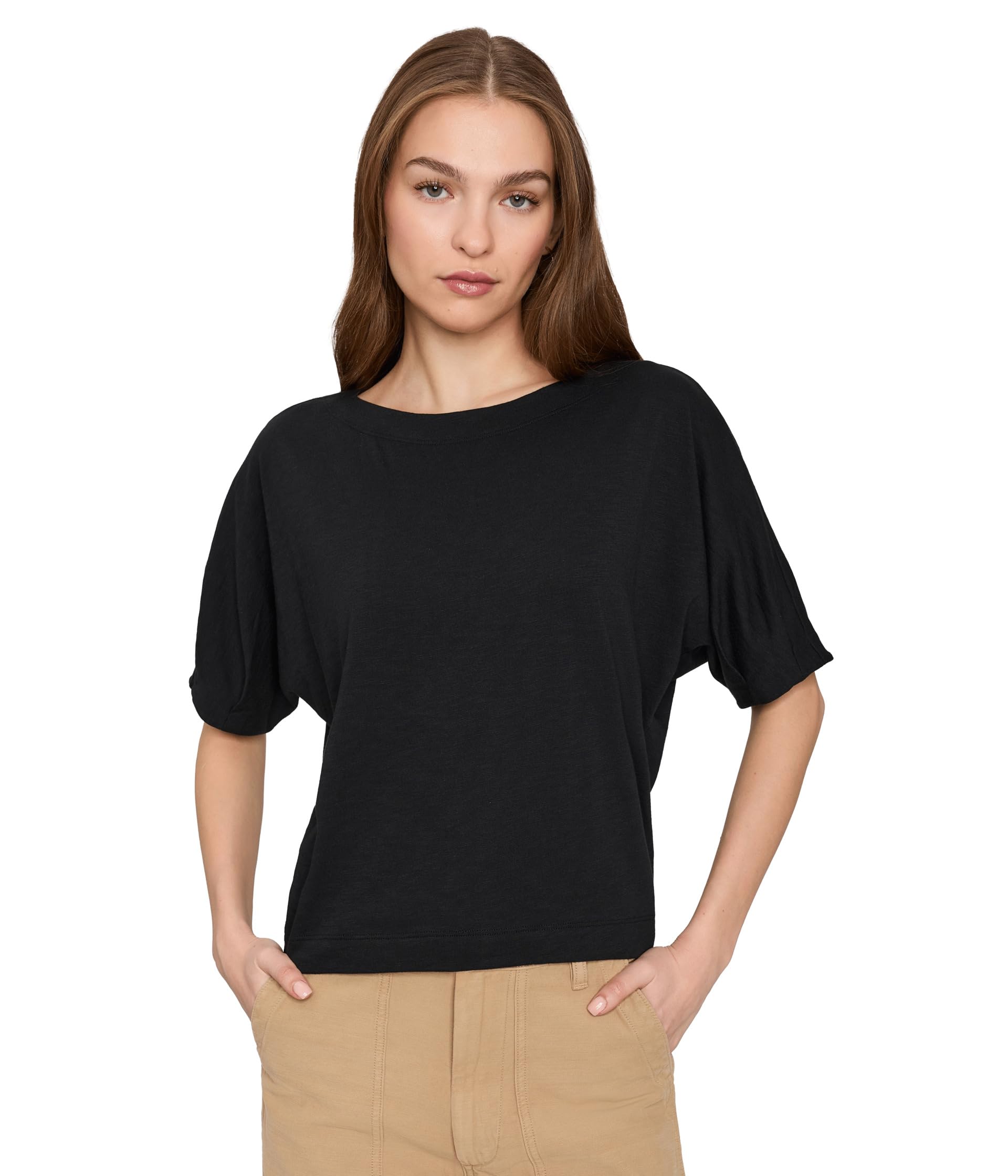 Топ Dolman Wedge с разрезом на рукавах