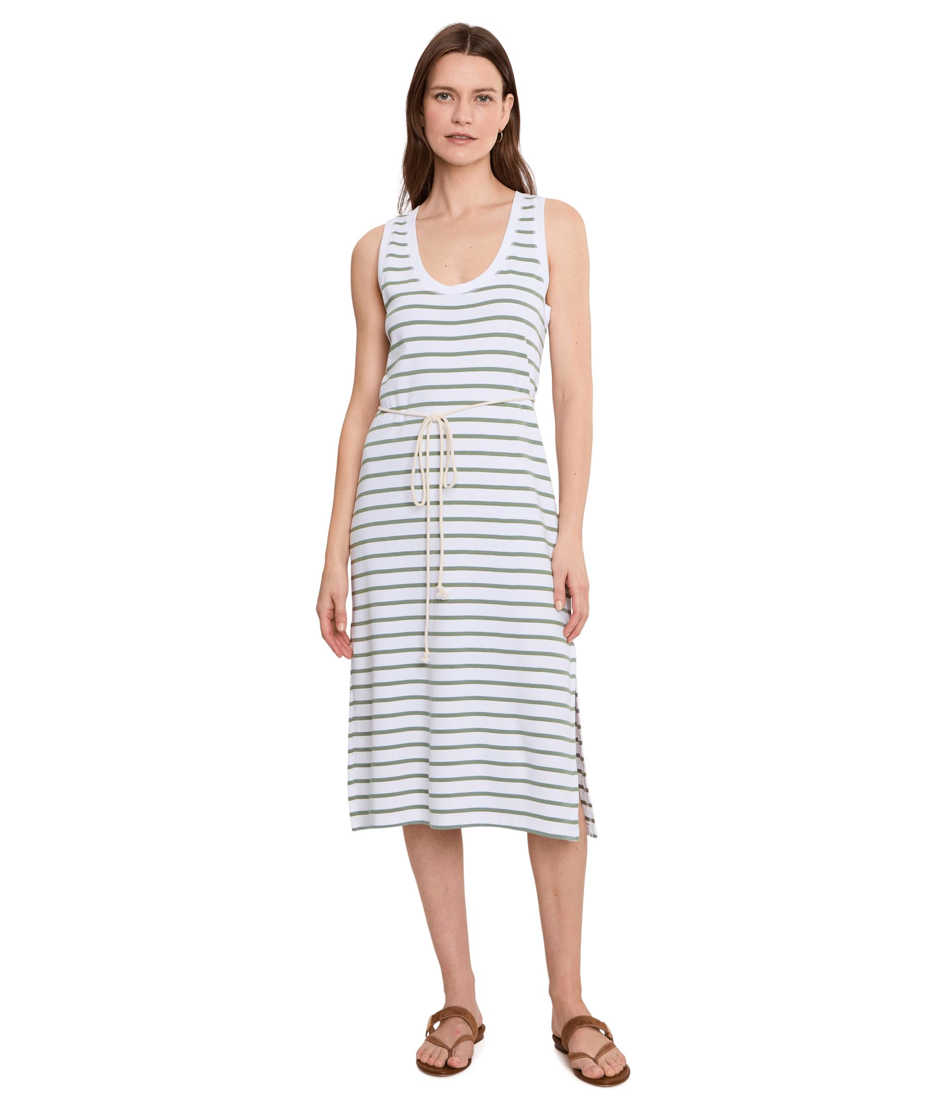 Платье-майка Rib Stripe Side Slit