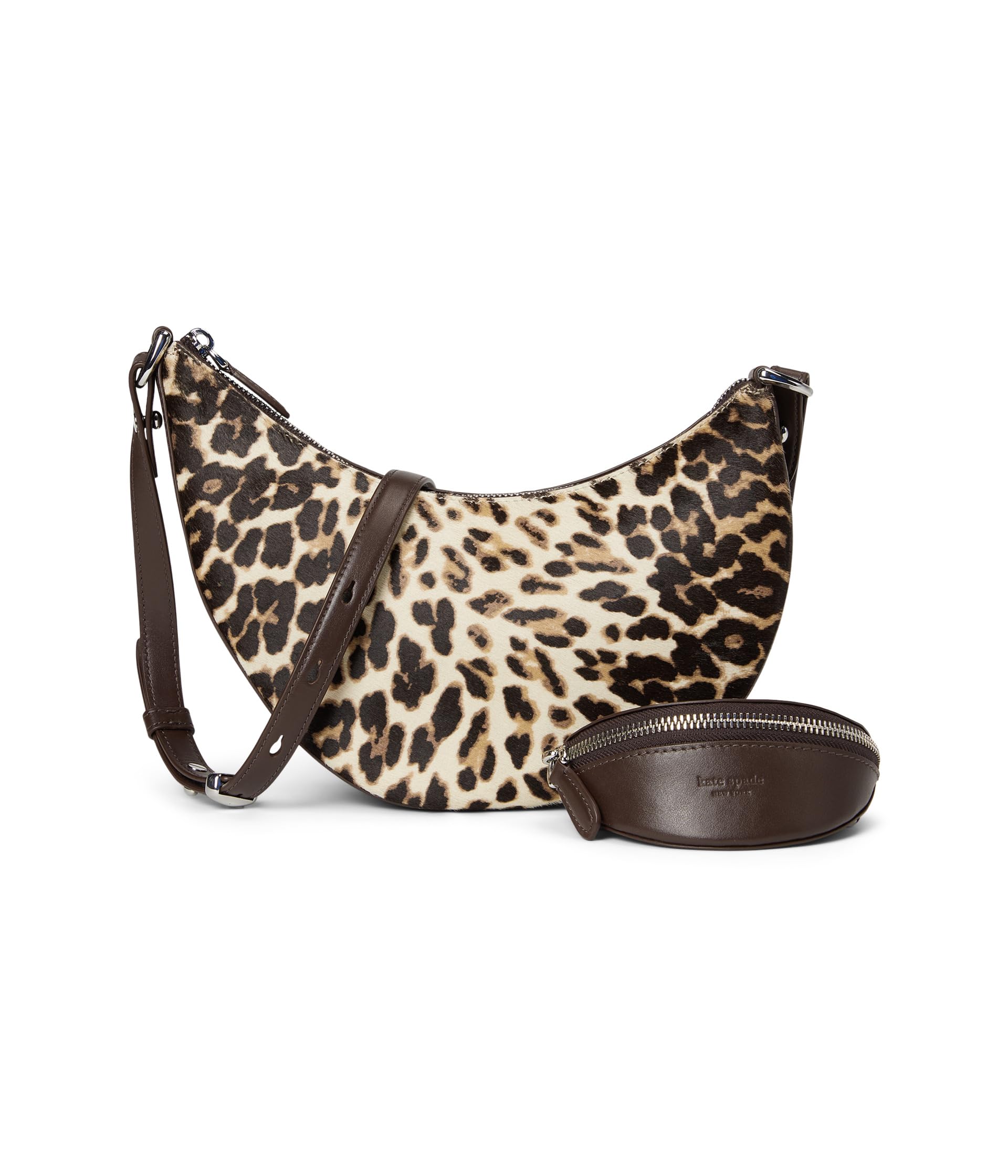 Duo Downtown Leopard Haircalf Crossbody Bag