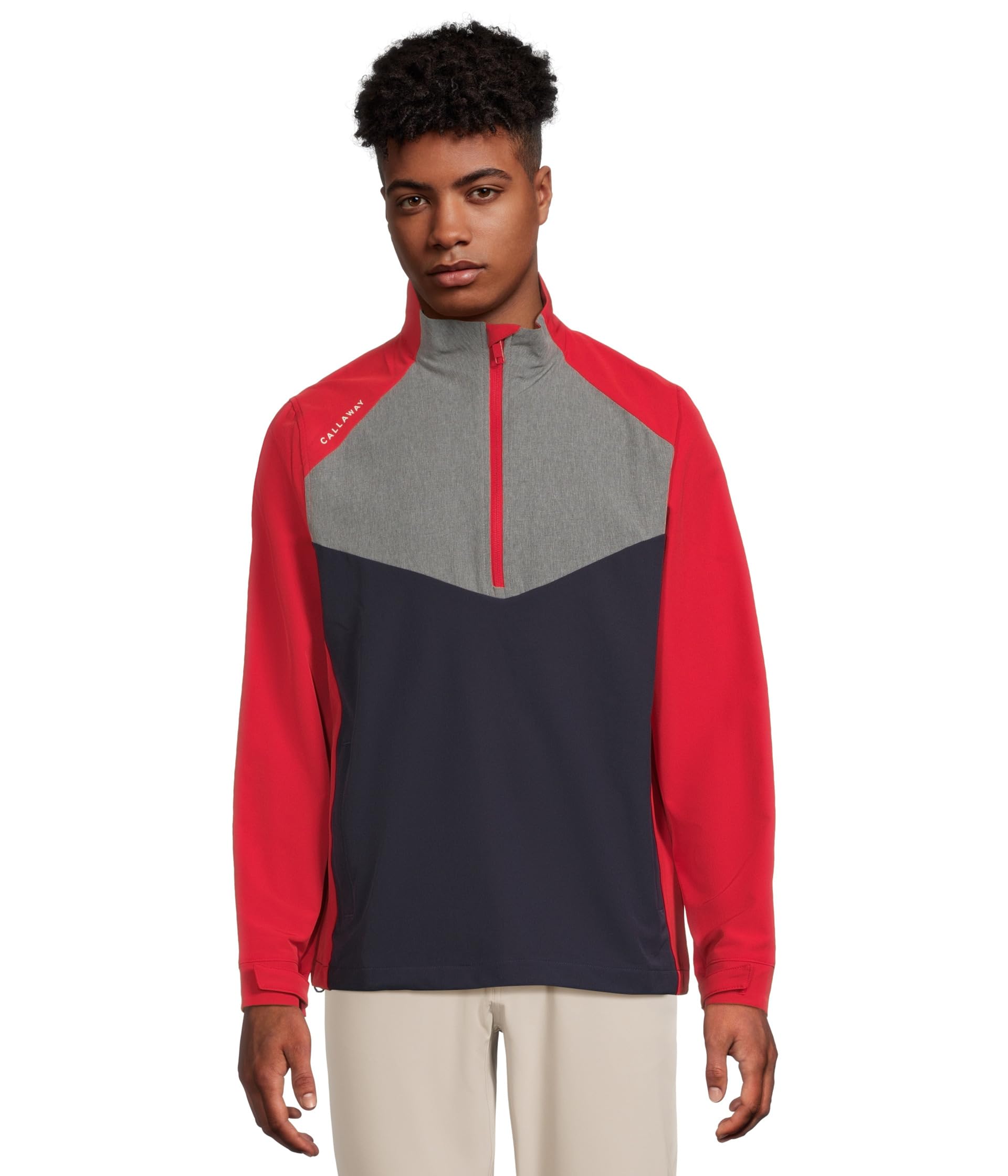 Long Sleeve 1/2-zip Wind & Water Jacket
