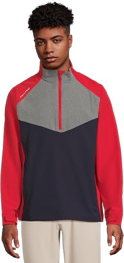 Ветровка с длинным рукавом и молнией 1/2-zip