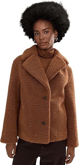 Пальто Eddie Faux Teddy AllSaints