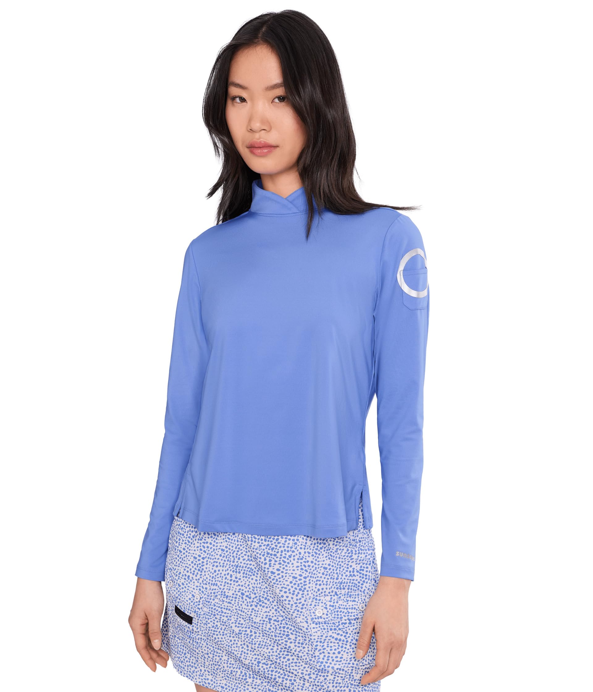 Длинный рукав Mock Neck Small Sleeve Pocket от Jamie Sadock