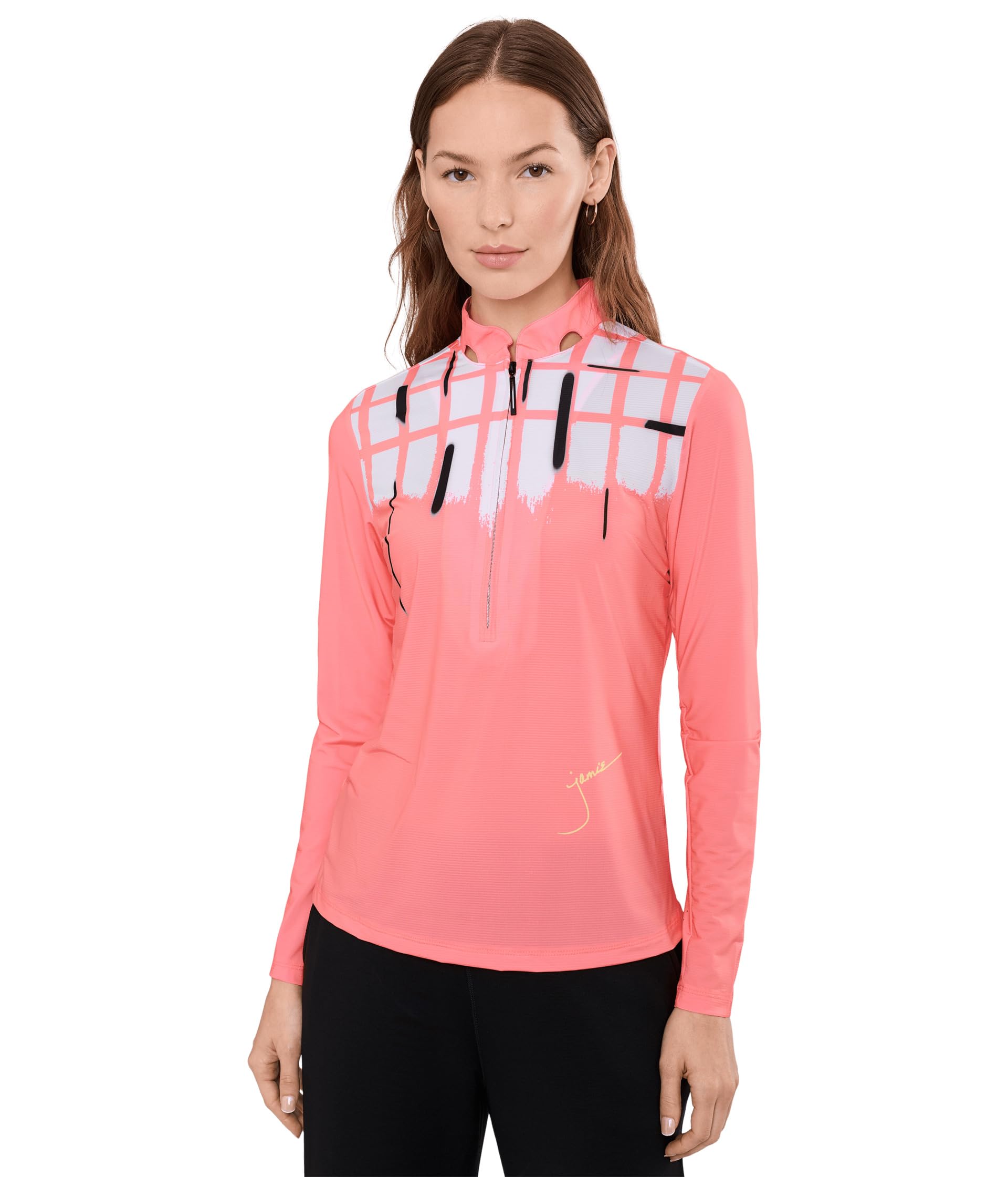 Женский джемпер Sunsense Blocks Long Sleeve Quarter Zip