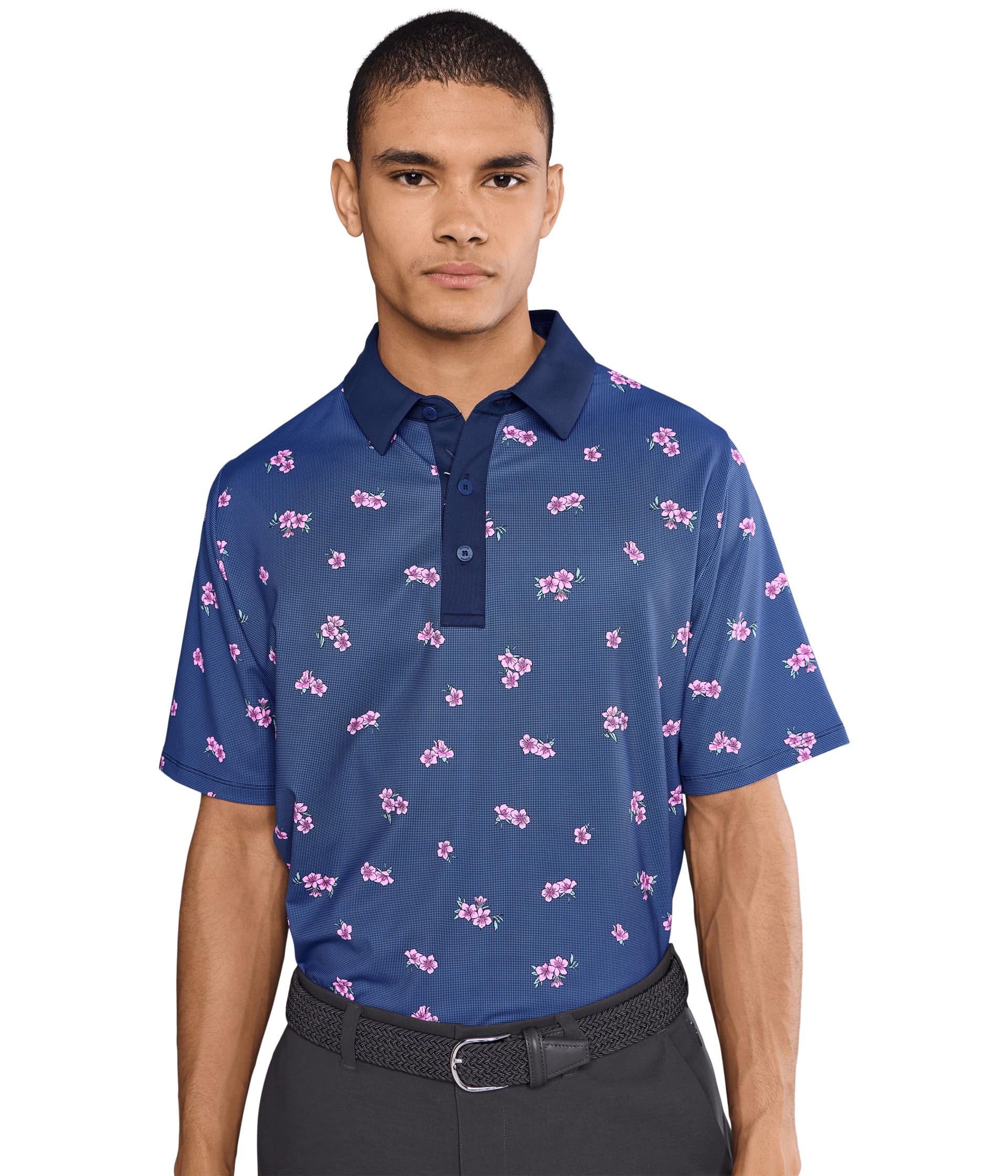 Мужская рубашка Azalea Gingham Print Polo